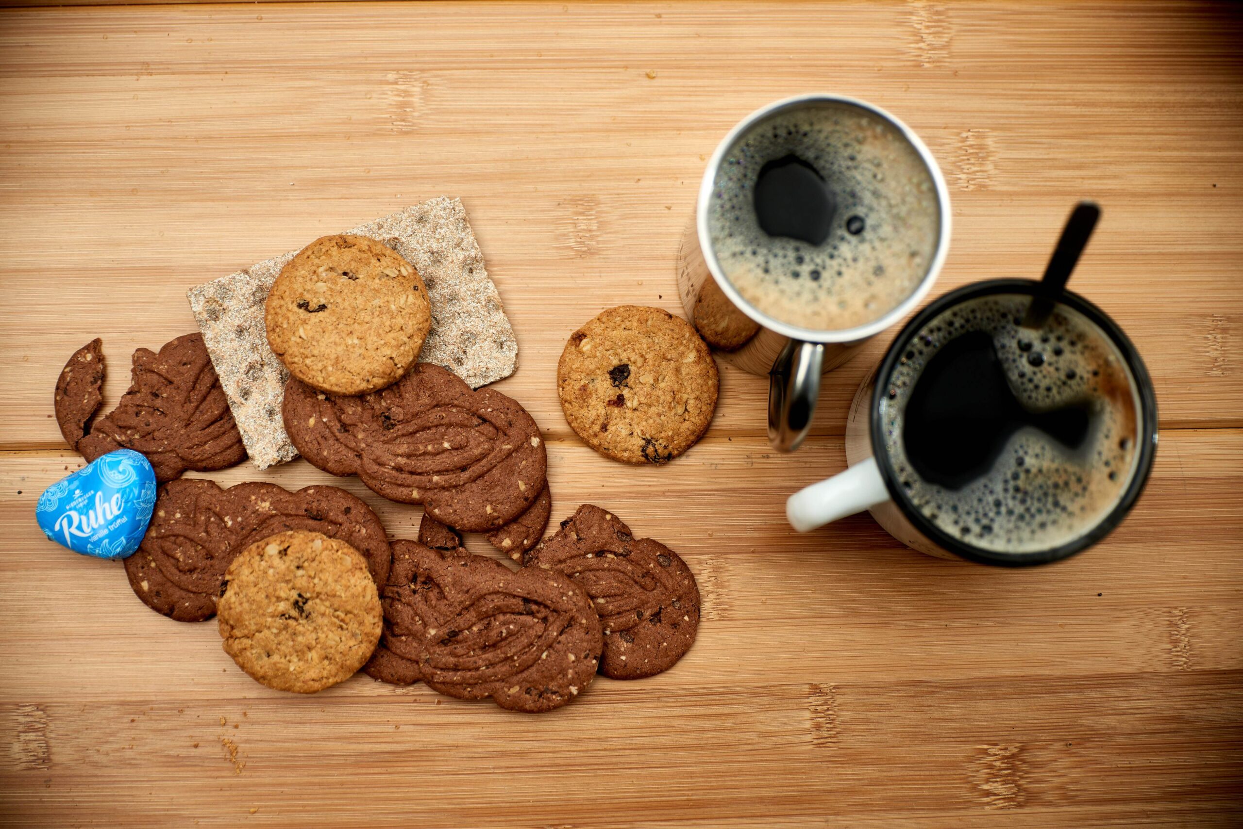 Cookies mit Kaffee